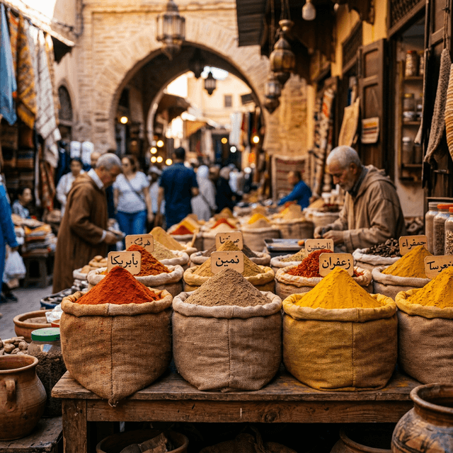 Moroccan Spices Market
